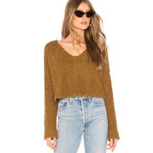 Free People Popcorn Pullover Cropped Sweater Size Small